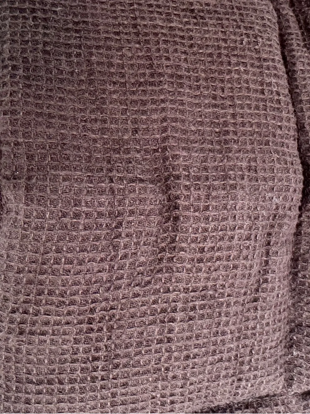 NWT Pottery Barn European Linen Waffle Standard Sham in Dark Chocolate